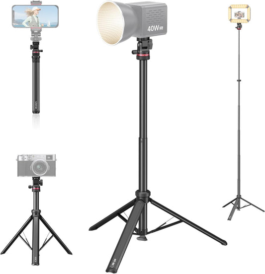 ULANZI MT-80 7FT Aluminum Tripod Stand Auto Pop-Up 360 Ball Head DSLR