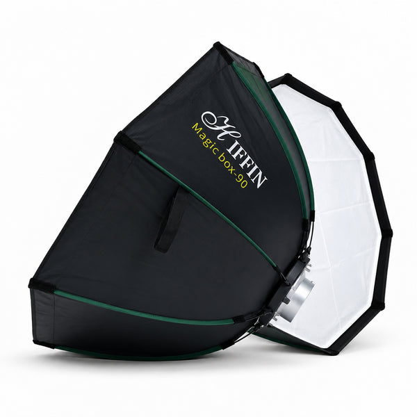 Bowens Mount 65cm/90cm Octagonal Softbox – Lightweight Portable Diffuser for LED Video Light