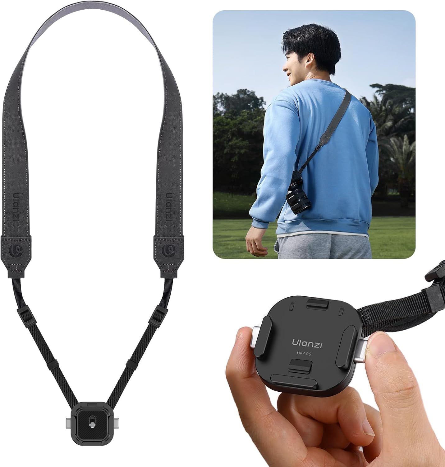ULANZI UKA06 Camera Backpack Strap Clip Shoulder Strap Quick Release Kit