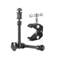 HIFFIN 11inch Adjustable Articulating Friction Magic Arm & Large Super Clamp for Camera Rig, LCD Monitor, LED Flash Lights (11 inch Magic arm+clamp set of 1)