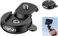 ULANZI CK01 CKA QR Base Set, 1/4'' Screw for GoPro/DJI/Insta360/AKASO/Lights