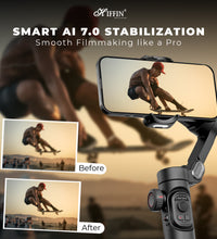 HIFFIN Smart X Gimbal Stabilizer 3-Axis Smartphone Foldable Gimbal