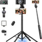 ULANZI SK32 Selfie Stick w Remote, 71''Auto Open & Lift-Close Phone Tripod