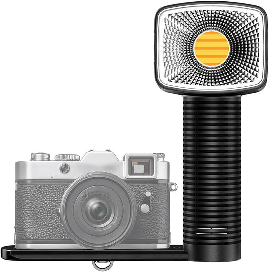 LENSGO 40SHC 40W Bi-Color Video Light, CRI96+, Dimmable, 8 Effects, Softbox