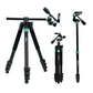 Professional Portable Tripod Monopod with 3 Way Pan Head