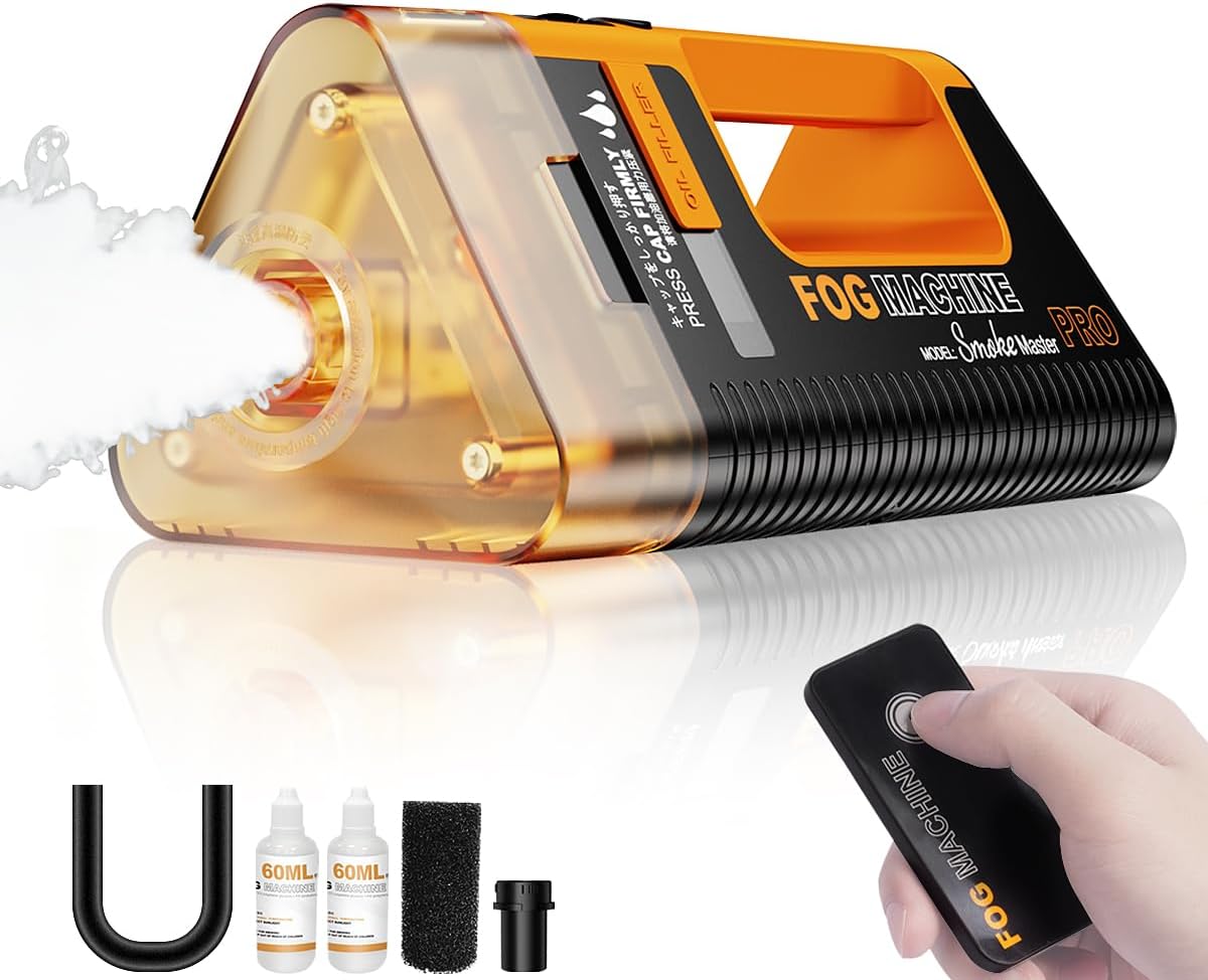 LENSGO 100W (Smoke Master Pro) Fog Machine Remote Portable Stage Photo