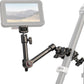 HD02 10" Magic Arm Super Clamp, Camera Mount, 1/4" 3/8"Pins NATO Rail