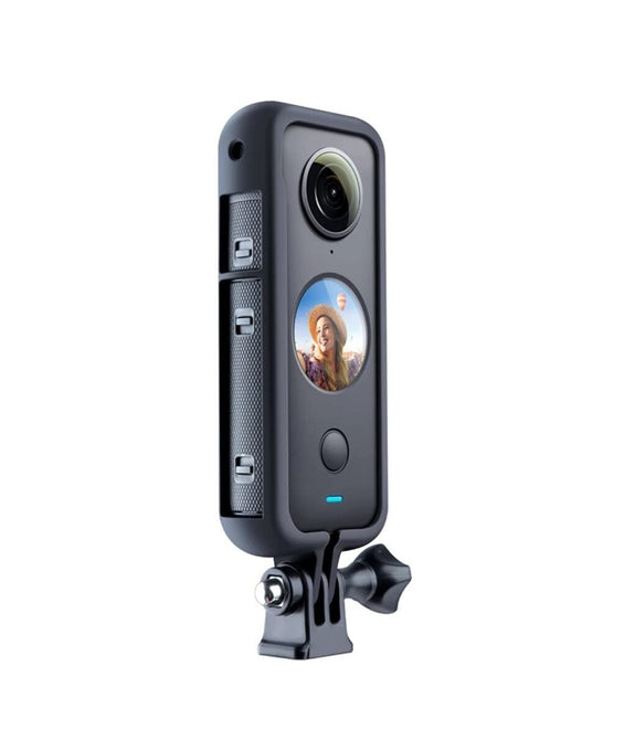 Hiffin Insta 360 ONE X3 Action Camera Plastic Case Protective Frame with 1/4 Thread for Enhanced Camera Mounting and Compatibility