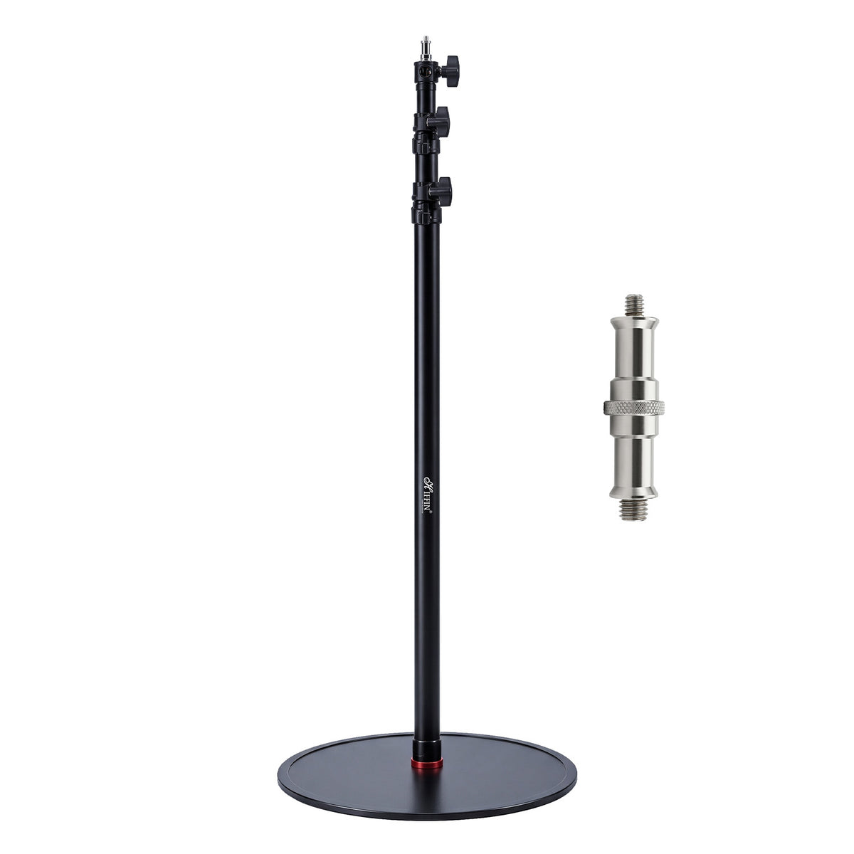 6.10ft Round Base Light Stand and Monopod, Adjustable Floor Stand, 82 Inch Height
