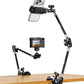 ULANZI CO78 22" Magic Arm with Super Clamp Desk C Clamp, 1kg Load Arm-C078 Kit