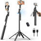 ULANZI TT23 64" Auto Face Tracking Tripod, 360° Selfie Stick w/ Remote for iPhone/Android