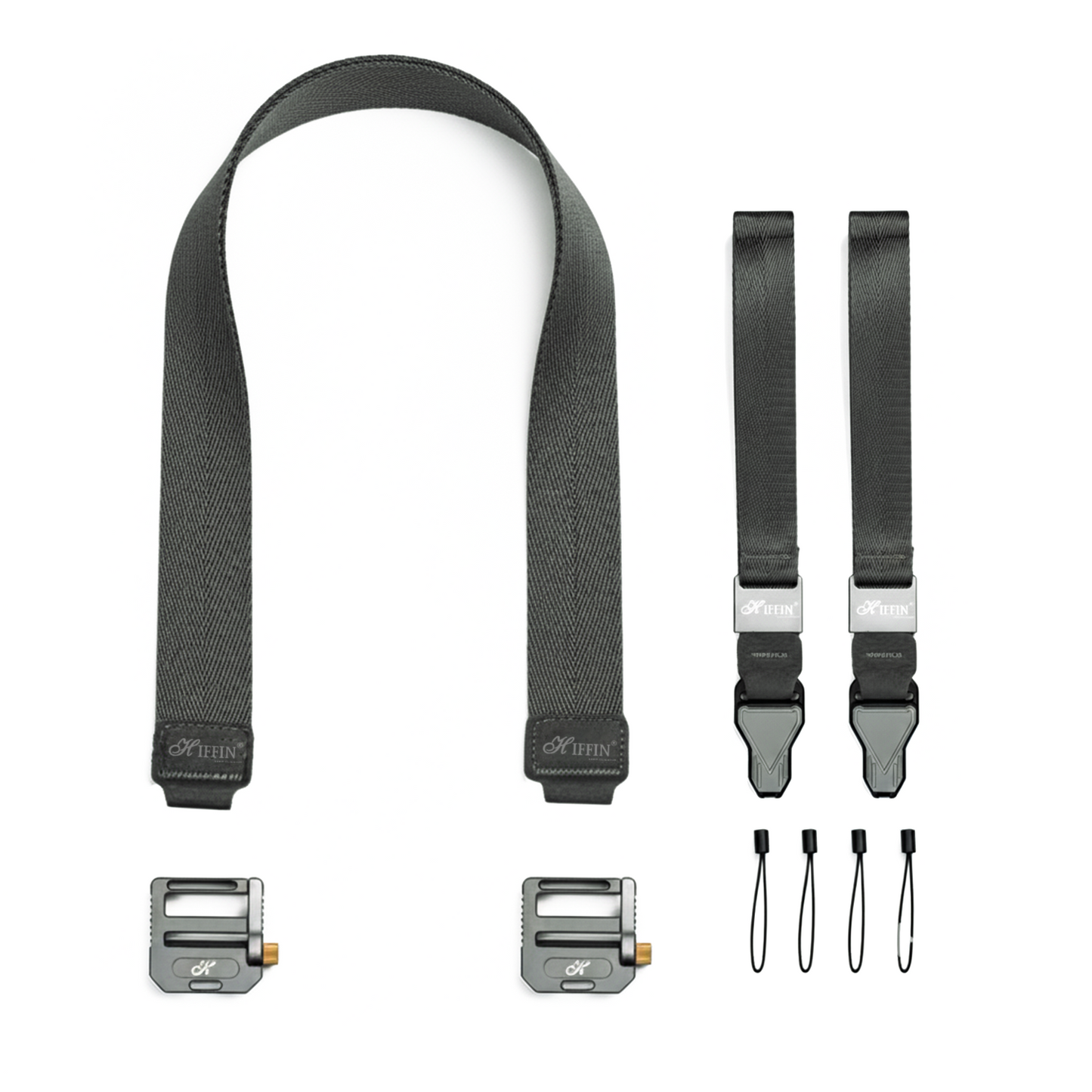 2-in-1 Camera Shoulder & Wrist Strap, 1.5" Wide with Magnetic Buckle, 90kg Load
