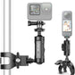 ULANZI R105 Super Clamp with 360° Dual Ballhead Arm, Y-Claw Mount for GoPro, Insta360, DJI