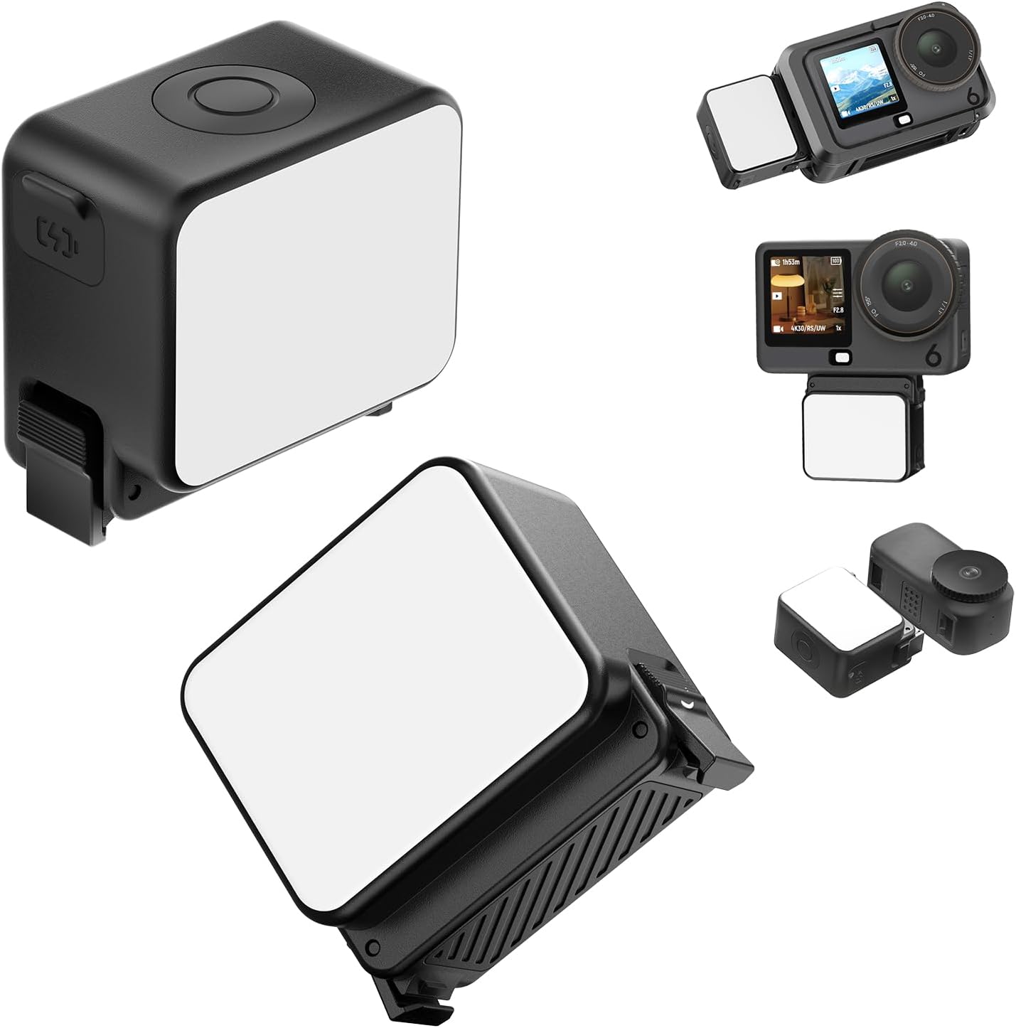 ULANZI LM24 Vlogging Light for DJI Osmo Waterproof Magnetic LED Fill