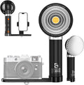 LENSGO 40SHB 40W Bi-Color Video Light, CRI96+, 8 Effects, Softbox, Rechargeable