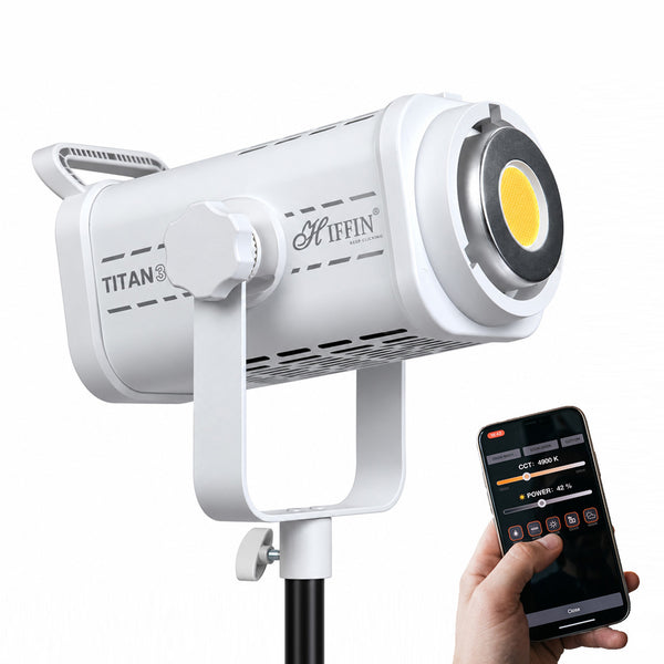 Titan 300W COB LED Video Light, Bi-Color 2700K-6500K, App Control, Bowens Mount