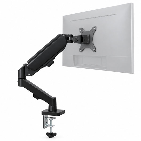 MS16 Gas Spring Monitor Arm, 32in, 2–10kg, VESA 75x75/100x100, Desk Mount