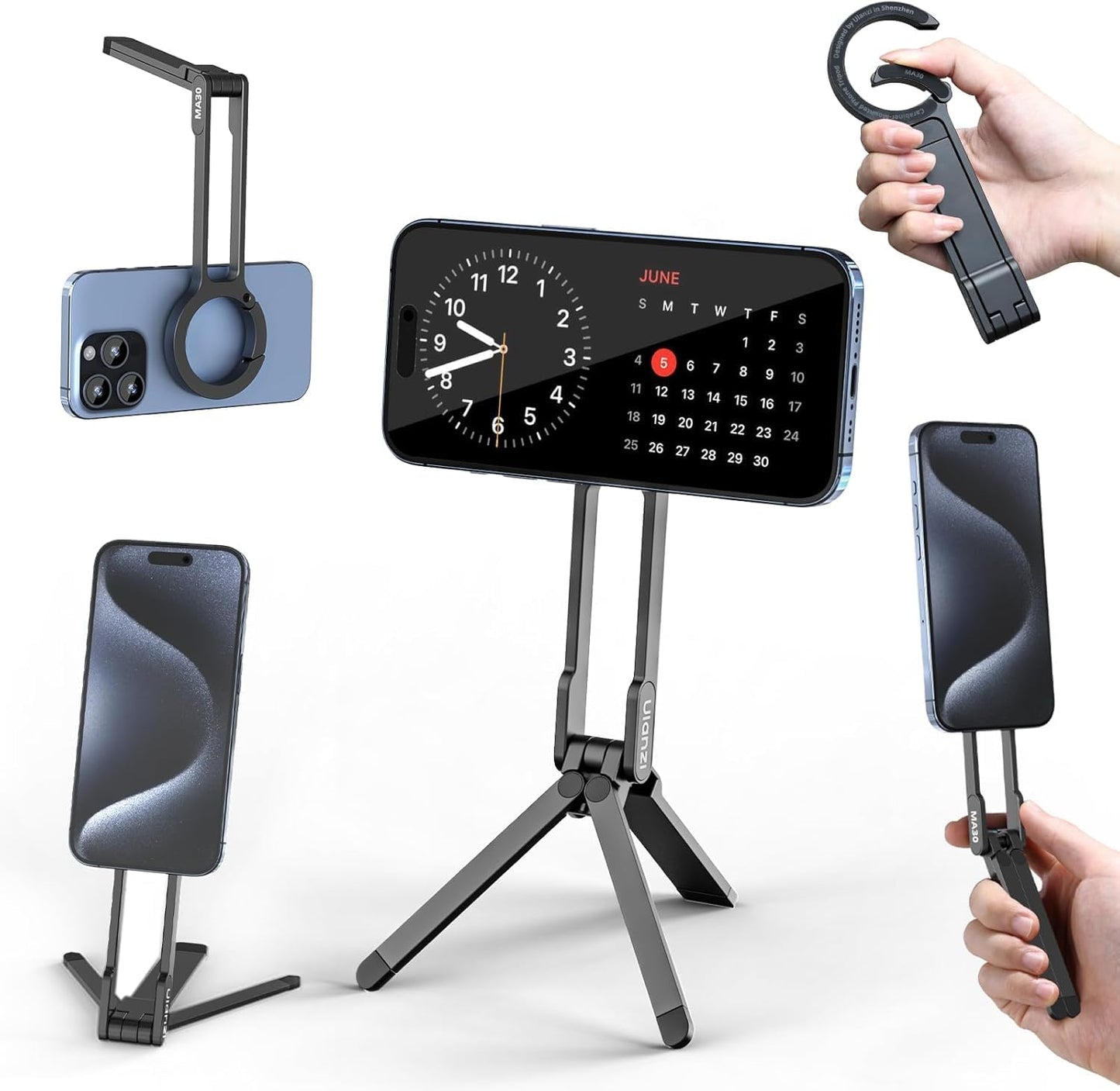 Ulanzi MA30 Carabiner-Mounted Phone Tripod
