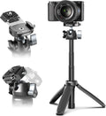 ULANZI MT-46 Aluminum Tripod, F38 Plate, 360 Ball Head, Cold Shoe, 4-Level Adjust