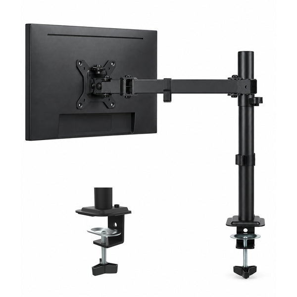 MS12 Monitor Arm, 17–32in, 2–10kg, VESA 75x75/100x100, Articulating Desk Mount