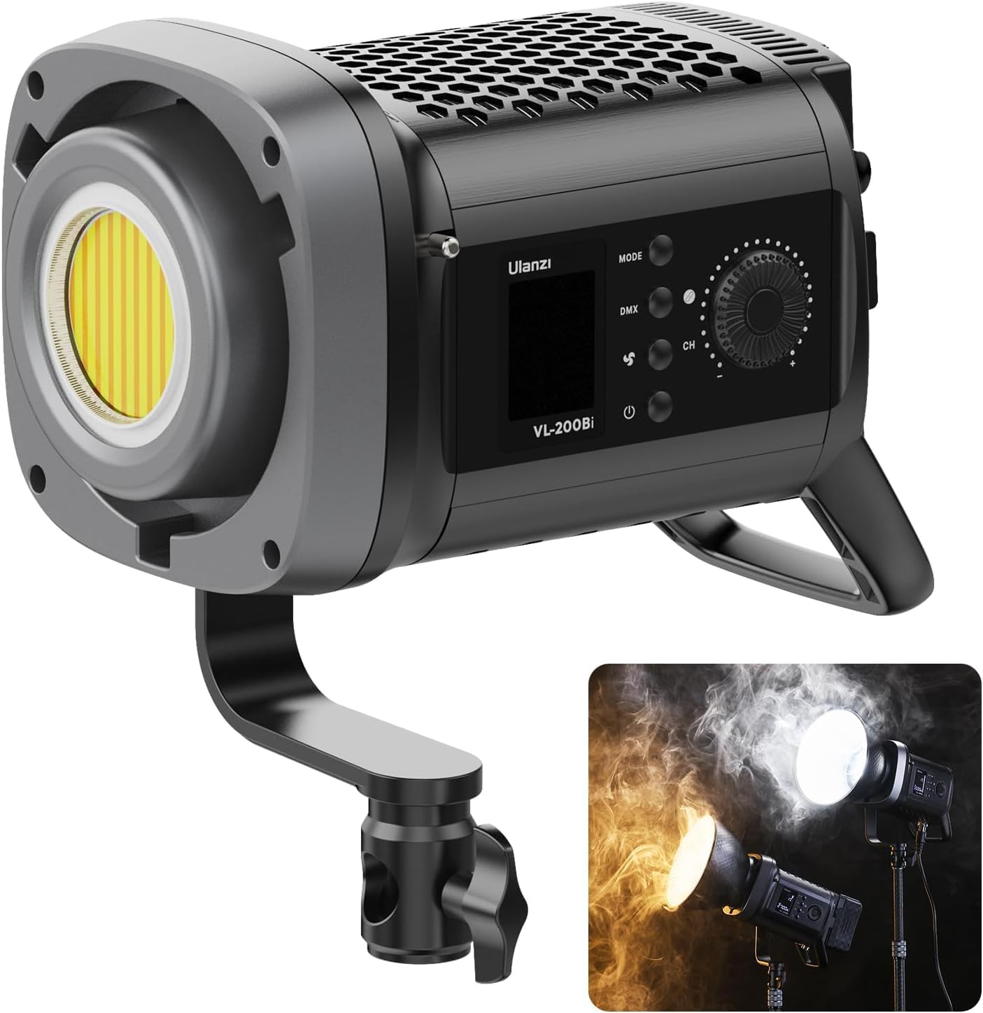 Ulanzi VL-200Bi, Bi-Color LED COB Light 2700K-6500K w/ App Control