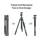 Ulanzi MT-59 Multifunction Camera Monopod Tripod