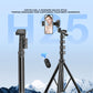 H25 Selfie Stick Tripod, Adjustable Aluminium Alloy, Wireless Remote, Phone Holder