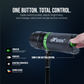 G-Flash PRO RGB 30W LED Video Light 5000mAh USB-C CRI95+ 4 Colors Fan Portable