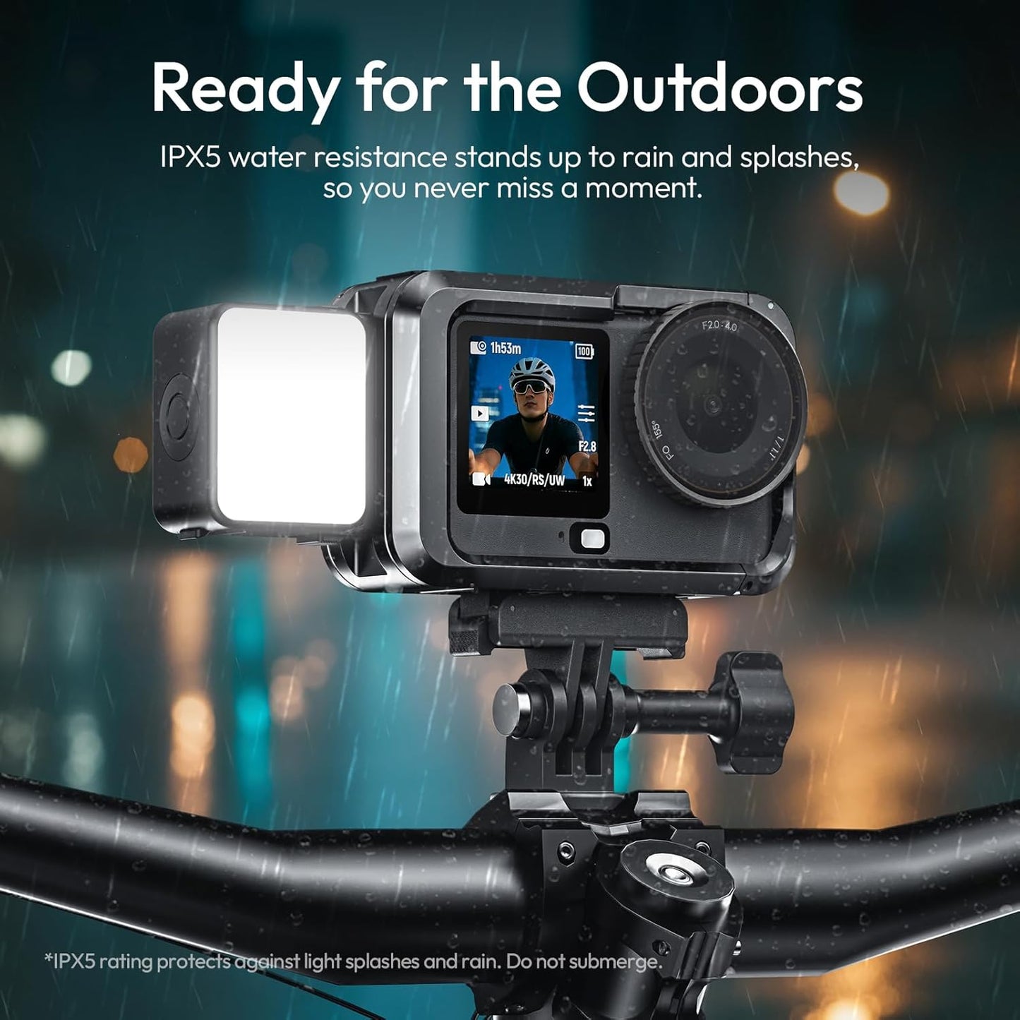 ULANZI LM24 Vlogging Light for DJI Osmo Waterproof Magnetic LED Fill