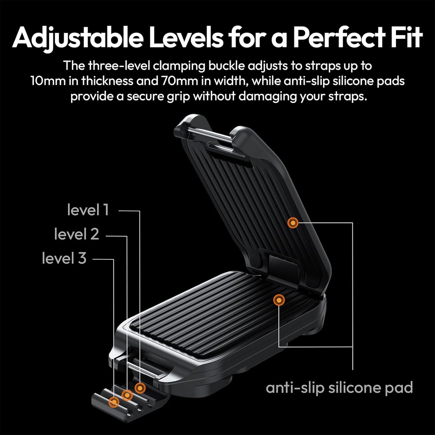 ULANZI UKA07 Backpack Clip w/ Quick Release Plate, 10kg Load, Sony/Nikon/Fuji