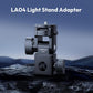ULANZI LA04 Light Stand Adapter, 1/4” QR Mount, 180° Tilt, 3kg Load Capacity