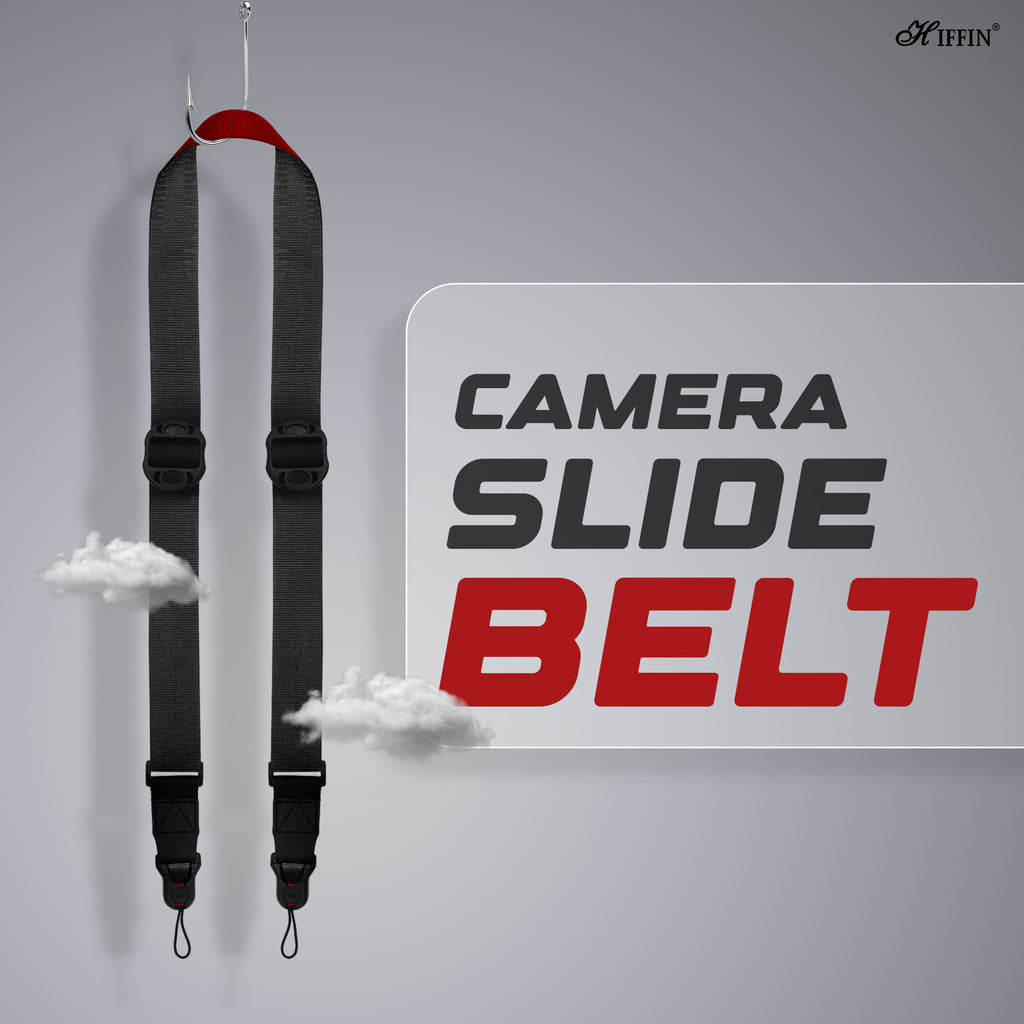 HIFFIN Slide Camera Neck Strap Comfortable Camera Sling Strap for DSLR SLR Camera