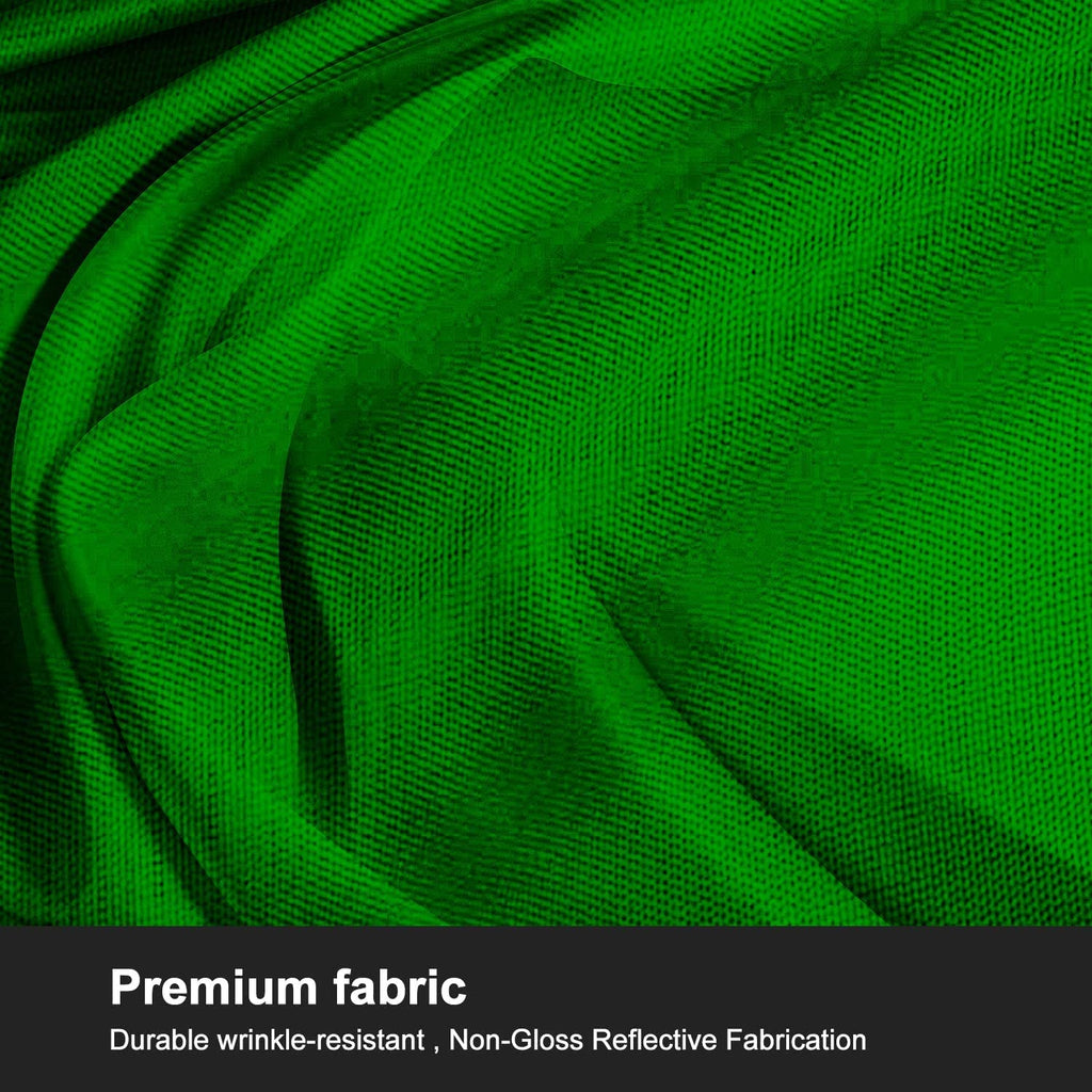 HIFFIN 8 x 20 ft. Chroma Key, Non-Woven Fabric Solid Color Green Screen Photo Backdrop Studio Photography, Non-Gloss Reflective Fabrication, A - Grade Premium Green Backdrop Screen