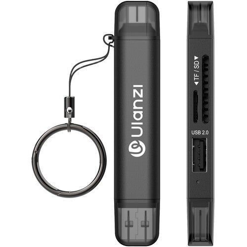 ULANZI CR1 3-in-1 Card Reader, USB-C/USB-A to SD/TF Memory Card Adapter for Camera