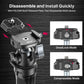 ULANZI MT-46 Aluminum Tripod, F38 Plate, 360 Ball Head, Cold Shoe, 4-Level Adjust