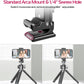 ULANZI ST-27 Phone Tripod Mount, 360° Metal Holder, 3 Cold Shoes, Arca, iPhone 17/16