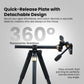 Professional Portable Tripod Monopod with 3 Way Pan Head