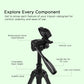HTR-900 Tripod & Monopod, 150CM, 5KG Load, Bag, DSLR/Video