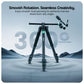 Professional Portable Tripod Monopod with 3 Way Pan Head