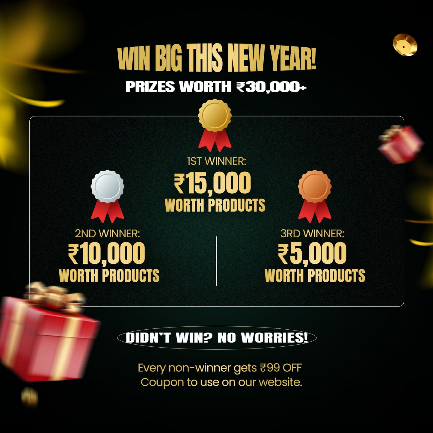 HIFFIN New Year Mega Raffle – Buy a ₹99 Ticket & Get a Chance to Win Big