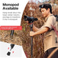ULANZI TT31 72.4" Tripod/Monopod, 33lb Load, QR Plate, 360° Head for DSLR/Video