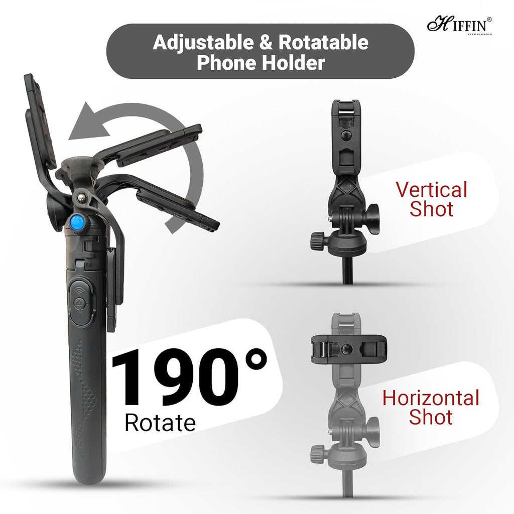 HIFFIN HF-138 Pro Portable Pocket RGB LED Video Light with 21 Lighting Effect Modes, 4000 mAh Inbuilt Battery, 2500K-9000K Full Color - Ideal for Photography, and Product Photography