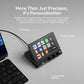 ULANZI D200X Stream Controller 14 LCD Keys & 8-in-1 USB-C Hub 4K HDMI