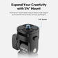 ULANZI LA04 Light Stand Adapter, 1/4” QR Mount, 180° Tilt, 3kg Load Capacity