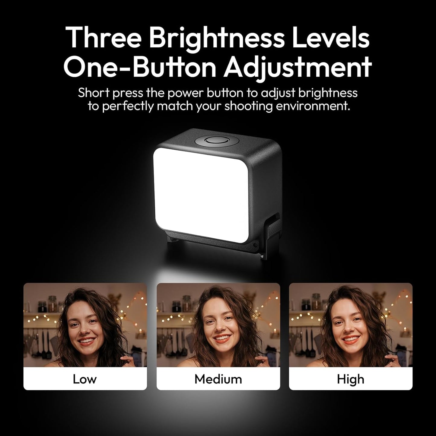 ULANZI LM24 Vlogging Light for DJI Osmo Waterproof Magnetic LED Fill