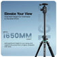HF-550 1.651M (65") Camera Tripod for Canon Nikon DSLR, Aluminum Alloy