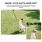 ZP001 5Ft Extendable Selfie Stick, 153cm 5-Section Monopod, 1/4" Screw & Shoe Mount, Mobile/GoPro Holder, Black