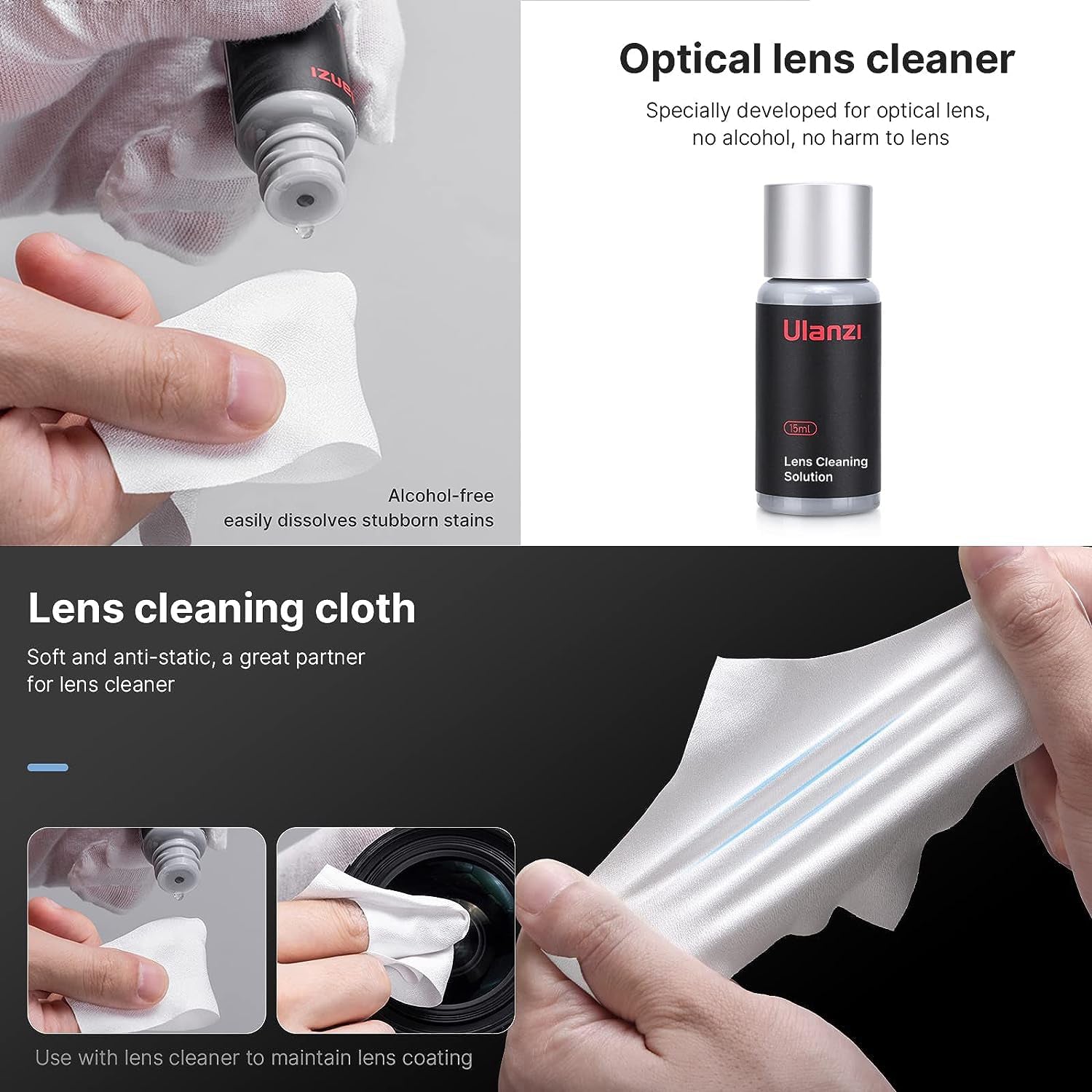 ULANZI Camera Cleaning Kit 9-in-1 Lens Cleaner Professional DSLR Clean – HIFFIN