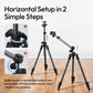 ULANZI TT59 Horizontal Overhead Tripod, 68.9" Foldable, Uka Quick Release Ball Head