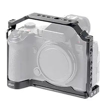 HIFFIN S5II Hersmay Aluminium Camera Cage for LUMIX S5 II / S5 IIX Mirrorless Camera, Built-in Cold Shoe & NATO Rail, Quick Release Plate for Arca Swiss